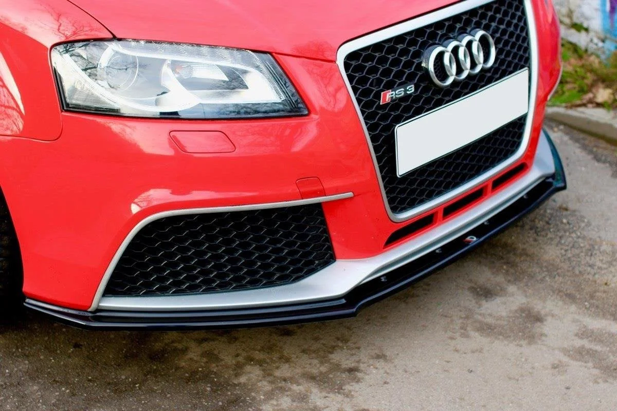 Maxton Design Frontsplitter V.1 für Audi RS3 8P – Schwarz glänzend