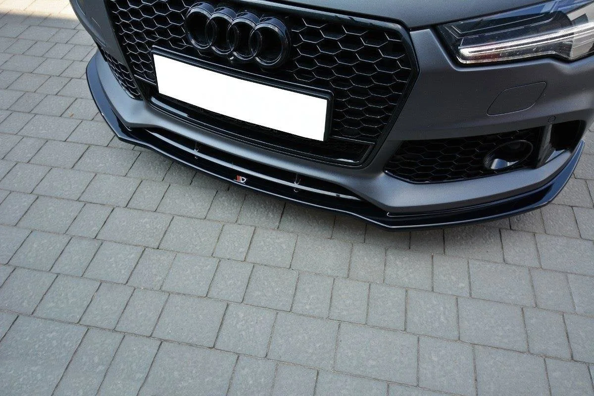 Maxton Design Frontsplitter V.1 für Audi RS7 C7 – Schwarz glänzend