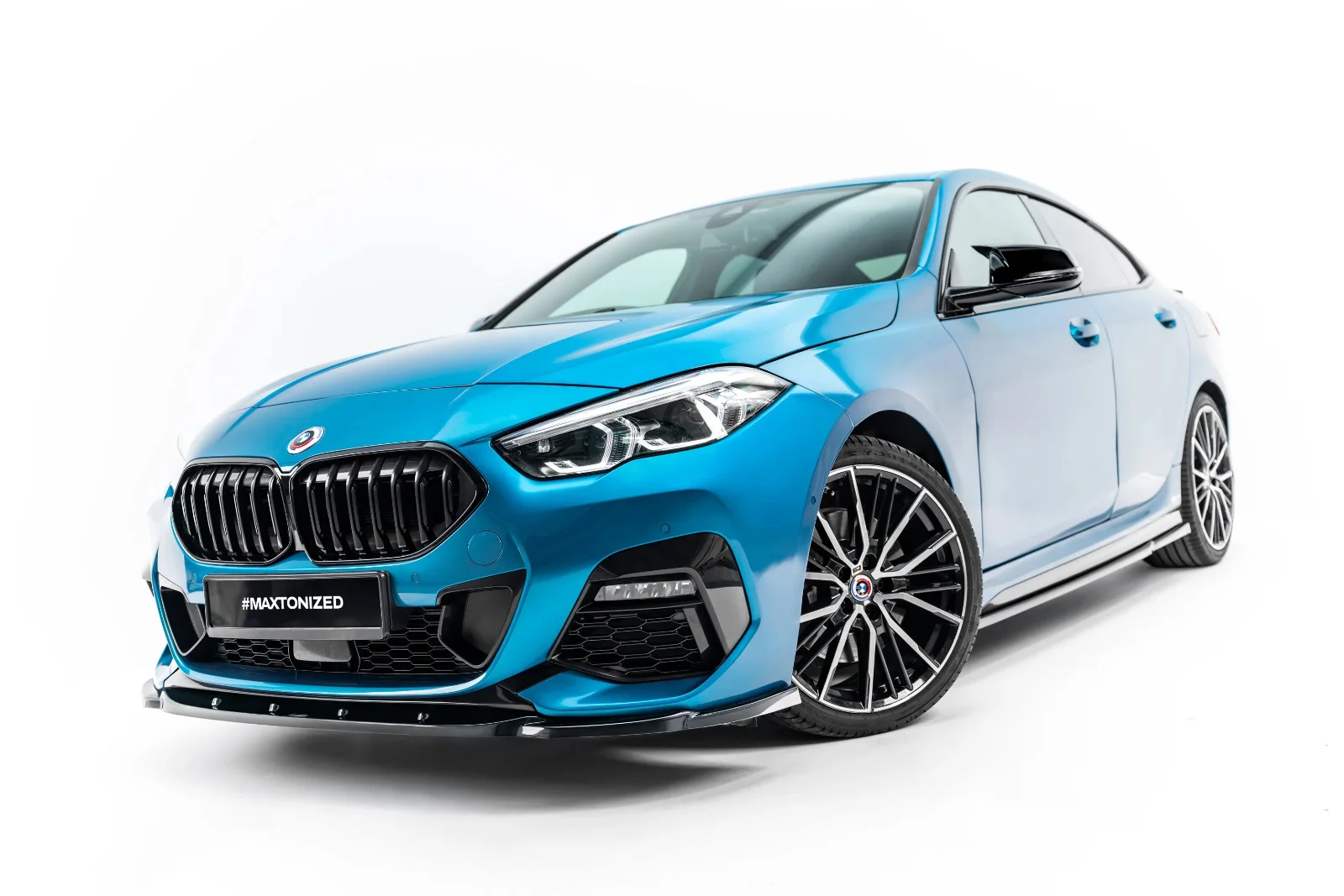 Maxton Frontsplitter V.1 für BMW 2er M-Paket M235i F44 – Schwarz glänzend