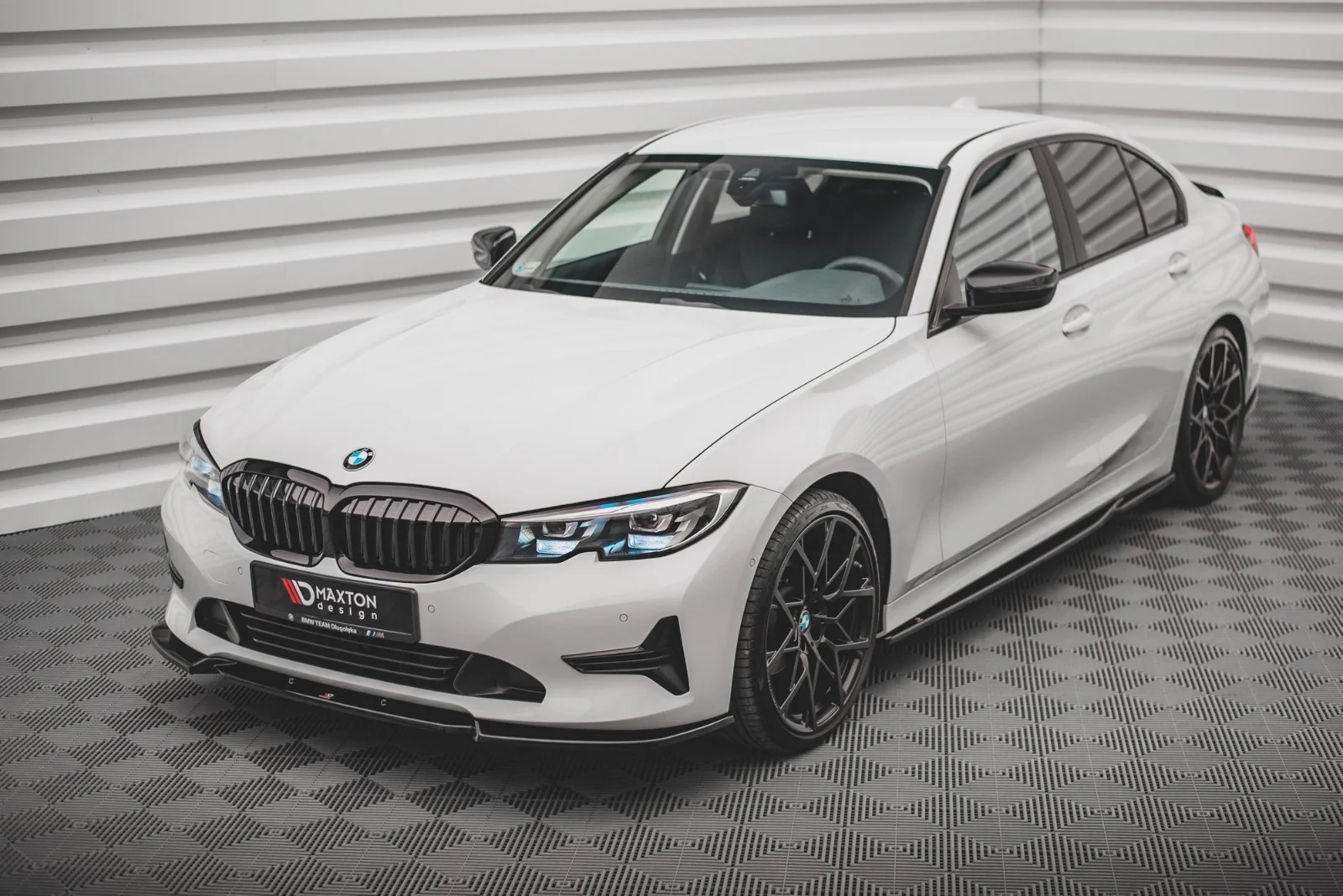 Maxton Design Frontsplitter V.1 für BMW 3er G20 G21 – Schwarz glänzend