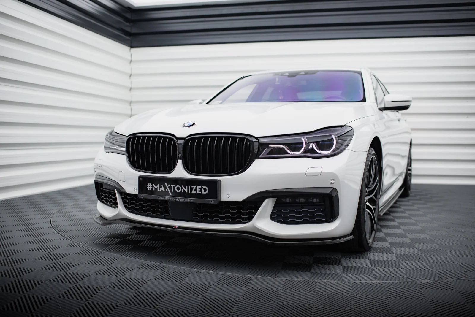 Maxton Design Frontsplitter V.1 für BMW 7er M-Paket G11 G12 – Schwarz glänzend