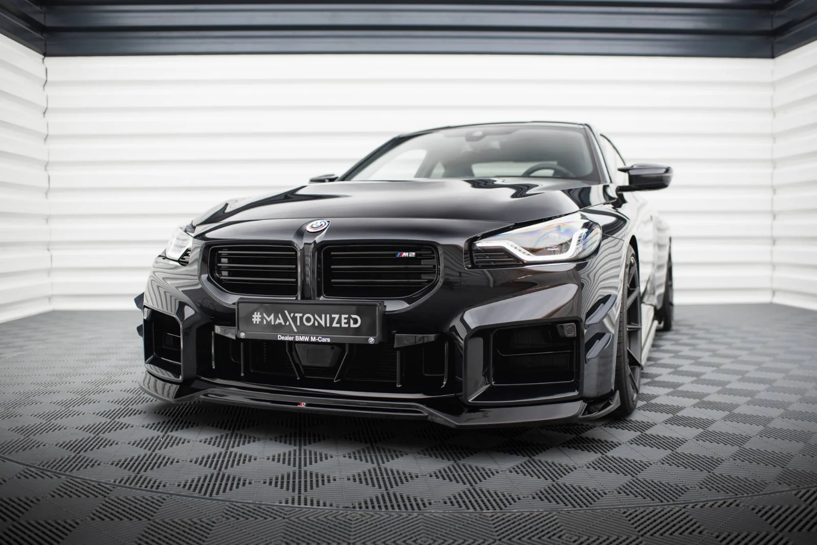 Maxton Design Frontsplitter V.1 für BMW M2 G87 – Schwarz glänzend