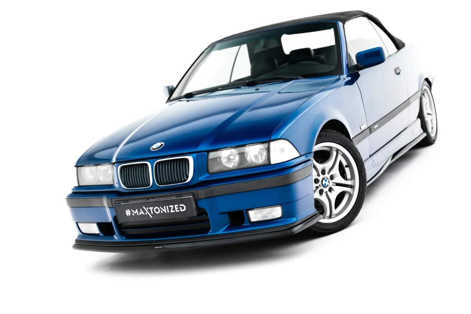 Maxton Design Frontsplitter V.1 für BMW M3 3 M-Paket E36 – Schwarz glänzend – BM-3-36-M-FD3G