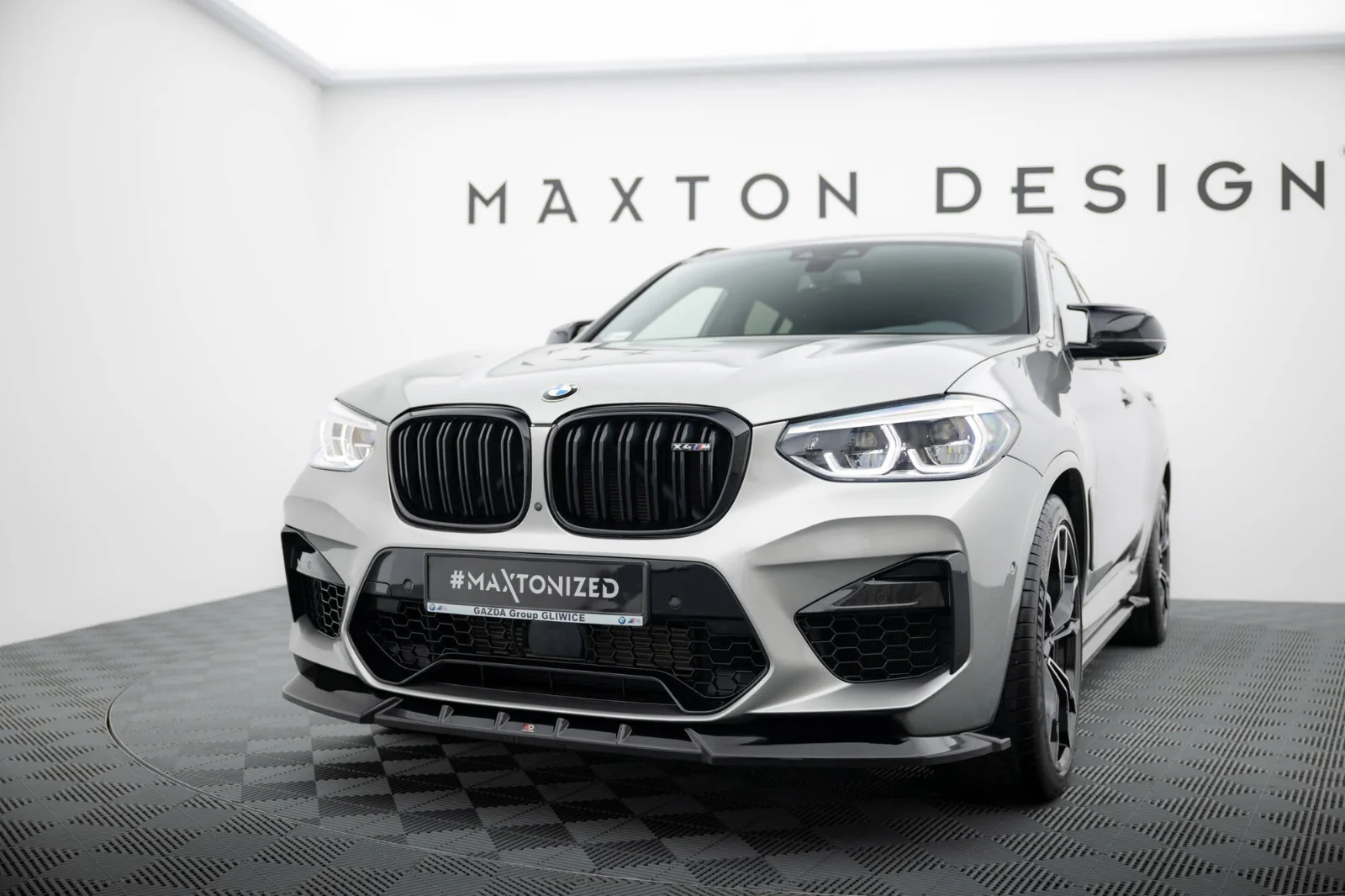 Maxton Design Frontsplitter V.1 für BMW X4 M F98 – Schwarz glänzend