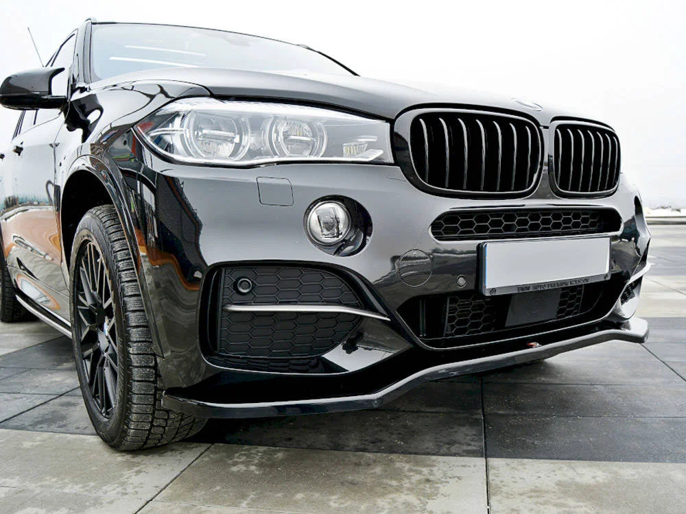 Maxton Design Frontsplitter V.1 für BMW X5 F15 M-Paket – Schwarz glänzend