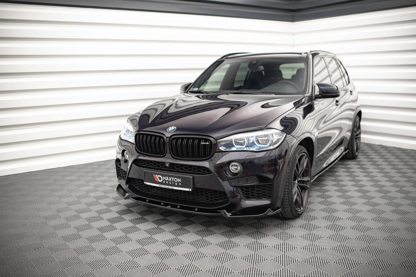 Maxton Design Frontsplitter V.1 für BMW X5 M F85 X6 F86 – Schwarz glänzend