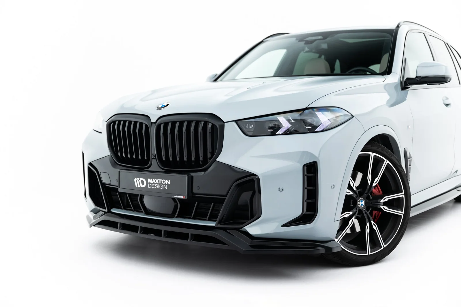 Maxton Design Frontsplitter V.1 für BMW X5 M-Paket G05 FL – Schwarz glänzend