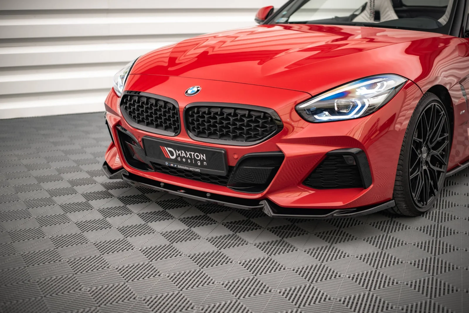 Maxton Design Frontsplitter V.1 für BMW Z4 M40i M-Paket G29 – Schwarz glänzend