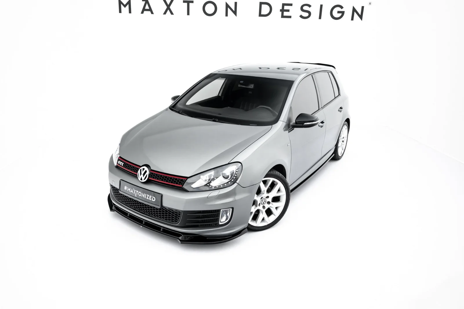 Maxton Design Frontsplitter V.1 für VW Golf 6 GTI 35th – Schwarz glänzend