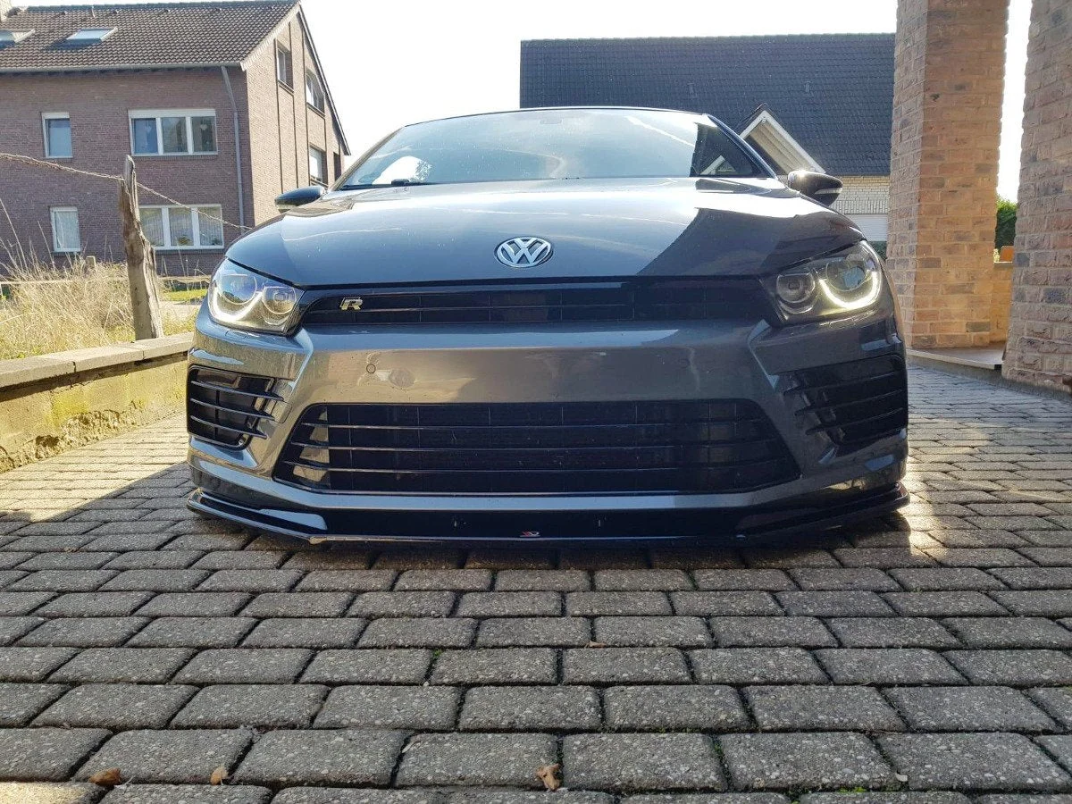 Maxton Design Frontsplitter V.1 für VW Scirocco Mk3 R FL – Schwarz glänzend