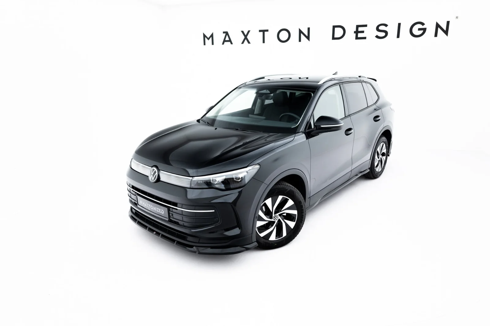 Maxton Design Frontsplitter V.1 für VW Tiguan Mk3 – Schwarz glänzend