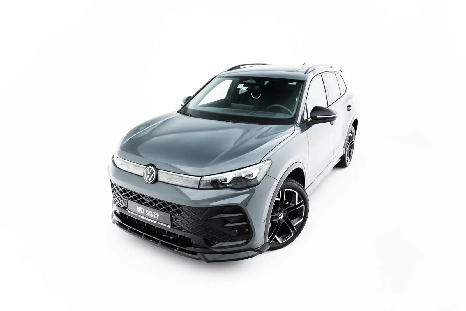 Maxton Design Frontsplitter V.1 für VW Tiguan R-Line Mk3 – Schwarz glänzend