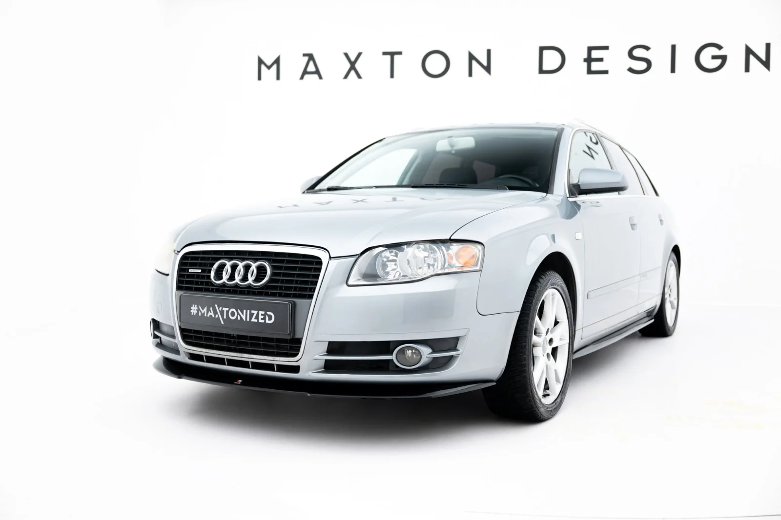 Maxton Design Frontsplitter V.2 für Audi A4 B7 – Schwarz glänzend