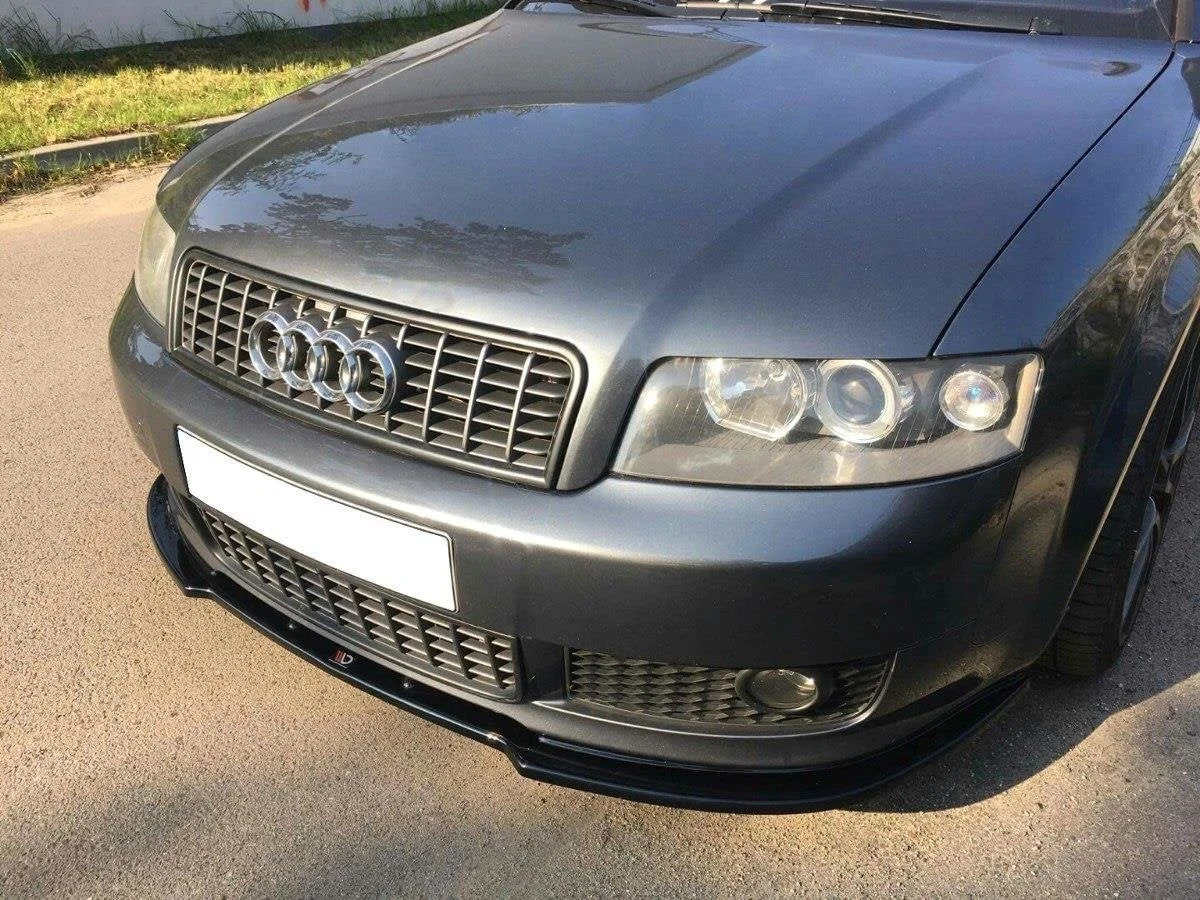 Maxton Design Frontsplitter V.2 für Audi A4 S line B6 – Schwarz glänzend