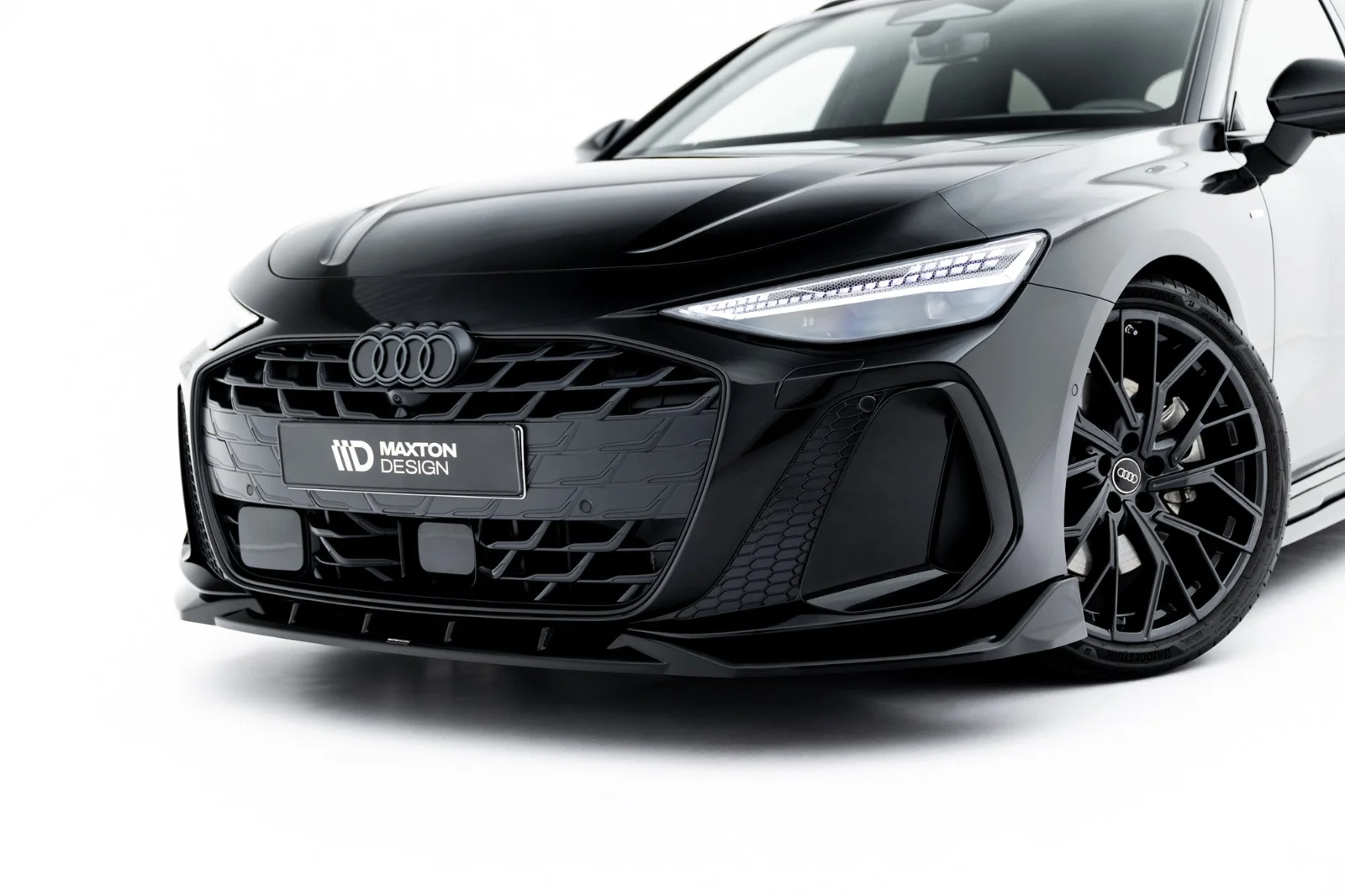 Maxton Design Frontsplitter V.2 für Audi A6 S line C9 – Schwarz glänzend
