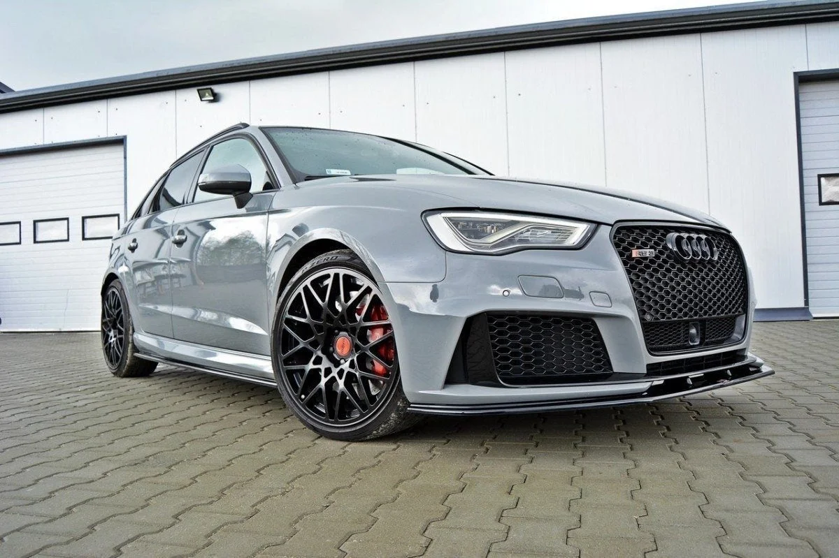 Maxton Design Frontsplitter V.2 für Audi RS3 8V – Schwarz glänzend