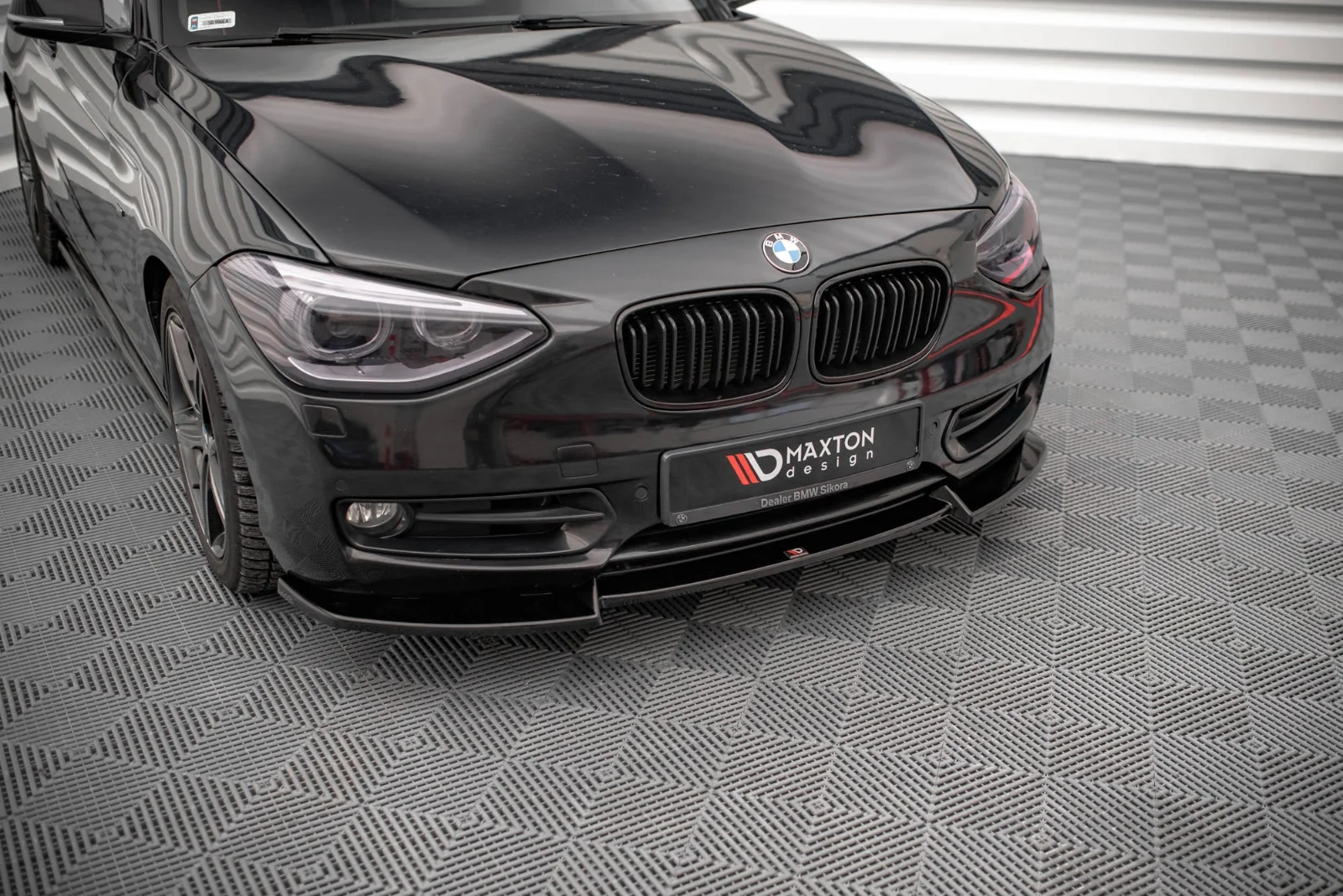 Maxton Design Frontsplitter V.2 für BMW 1er F20 – Schwarz glänzend