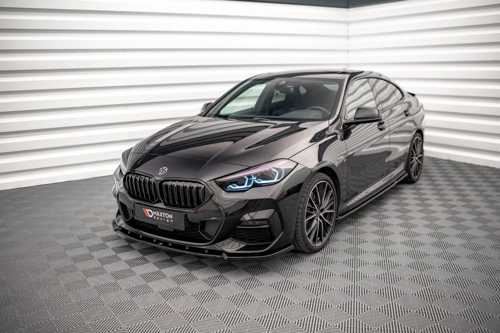 Maxton Frontsplitter V.2 für BMW 2er M-Paket M235i F44 – Schwarz glänzend