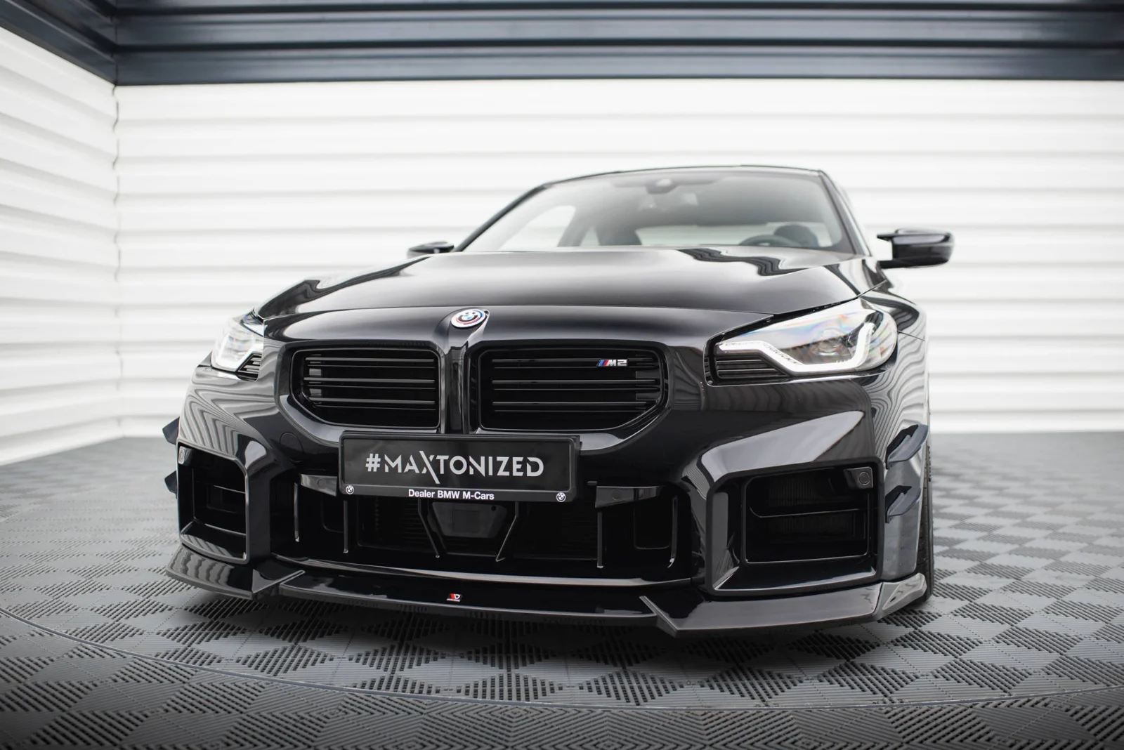 Maxton Design Frontsplitter V.2 für BMW M2 G87 – Schwarz glänzend
