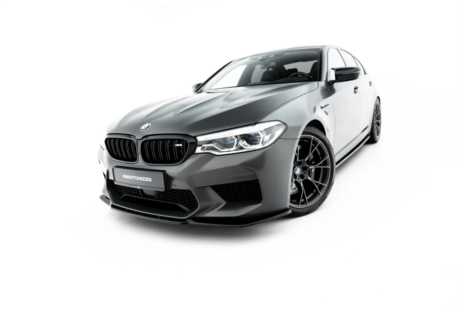 Maxton Design Frontsplitter V.2 für BMW M5 F90 – Schwarz glänzend