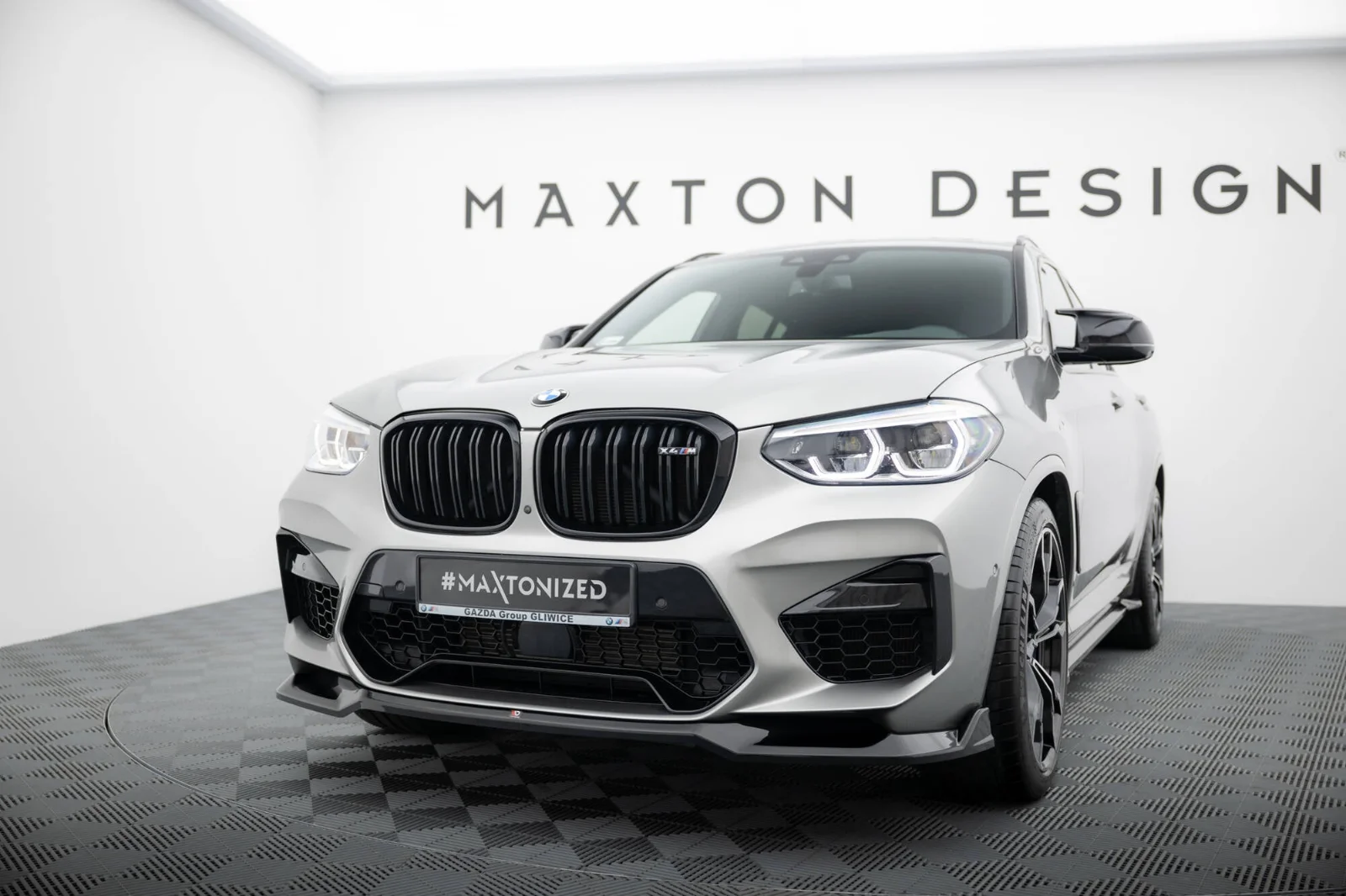 Maxton Design Frontsplitter V.2 für BMW X4 M F98 – Schwarz glänzend