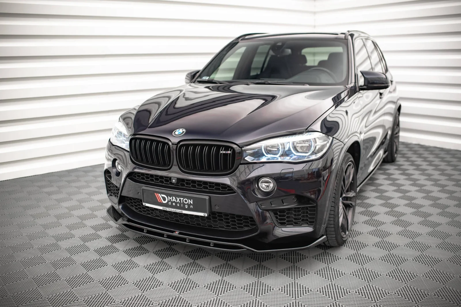 Maxton Design Frontsplitter V.2 für BMW X5 M F85 X6 F86 – Schwarz glänzend