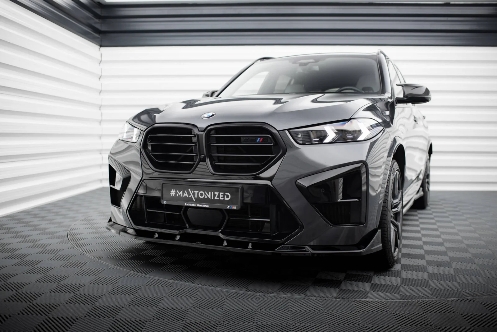 Maxton Design Frontsplitter V.2 für BMW X5 M F95 FL – Schwarz glänzend
