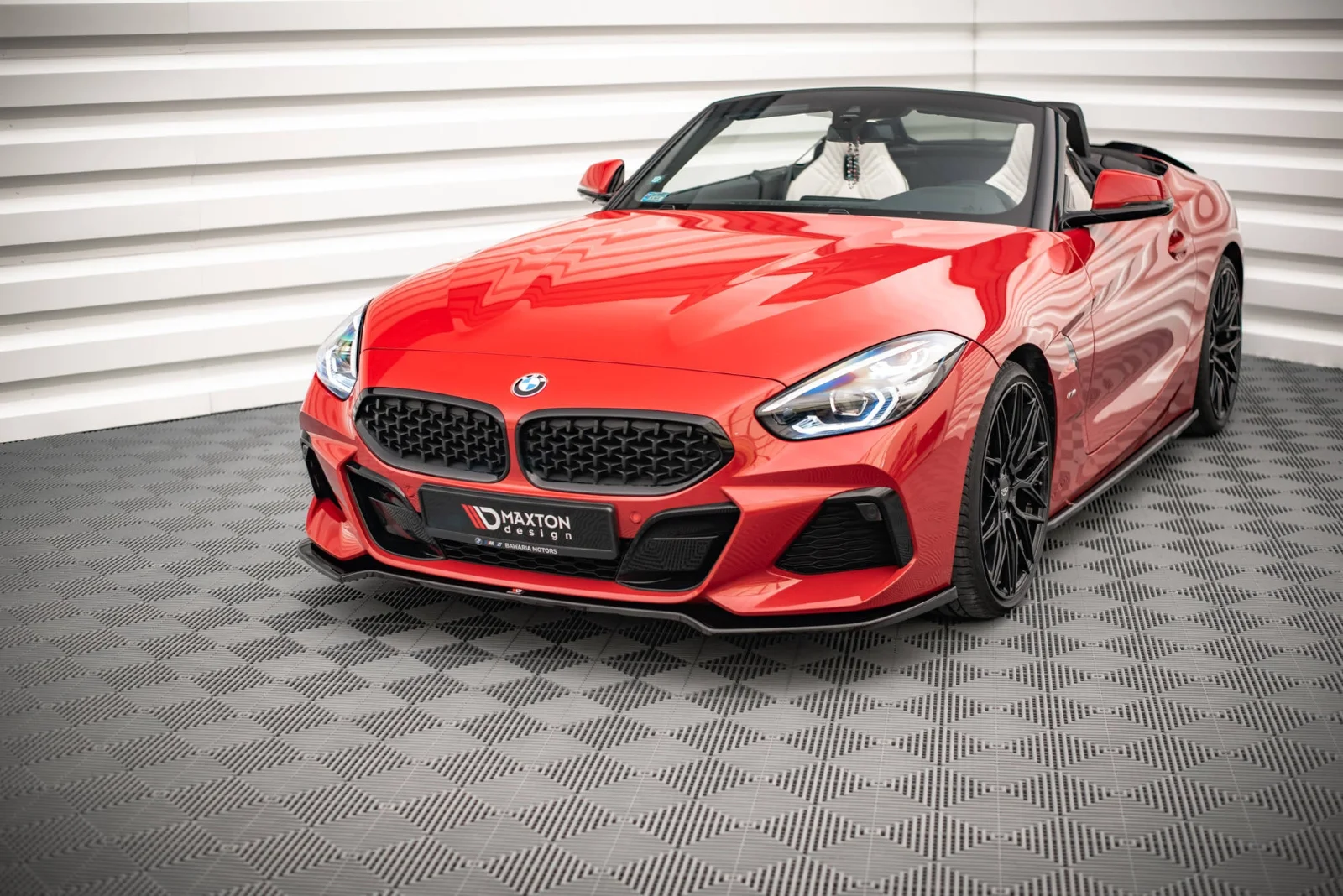Maxton Design Frontsplitter V.2 für BMW Z4 M40i M-Paket G29 – Schwarz glänzend