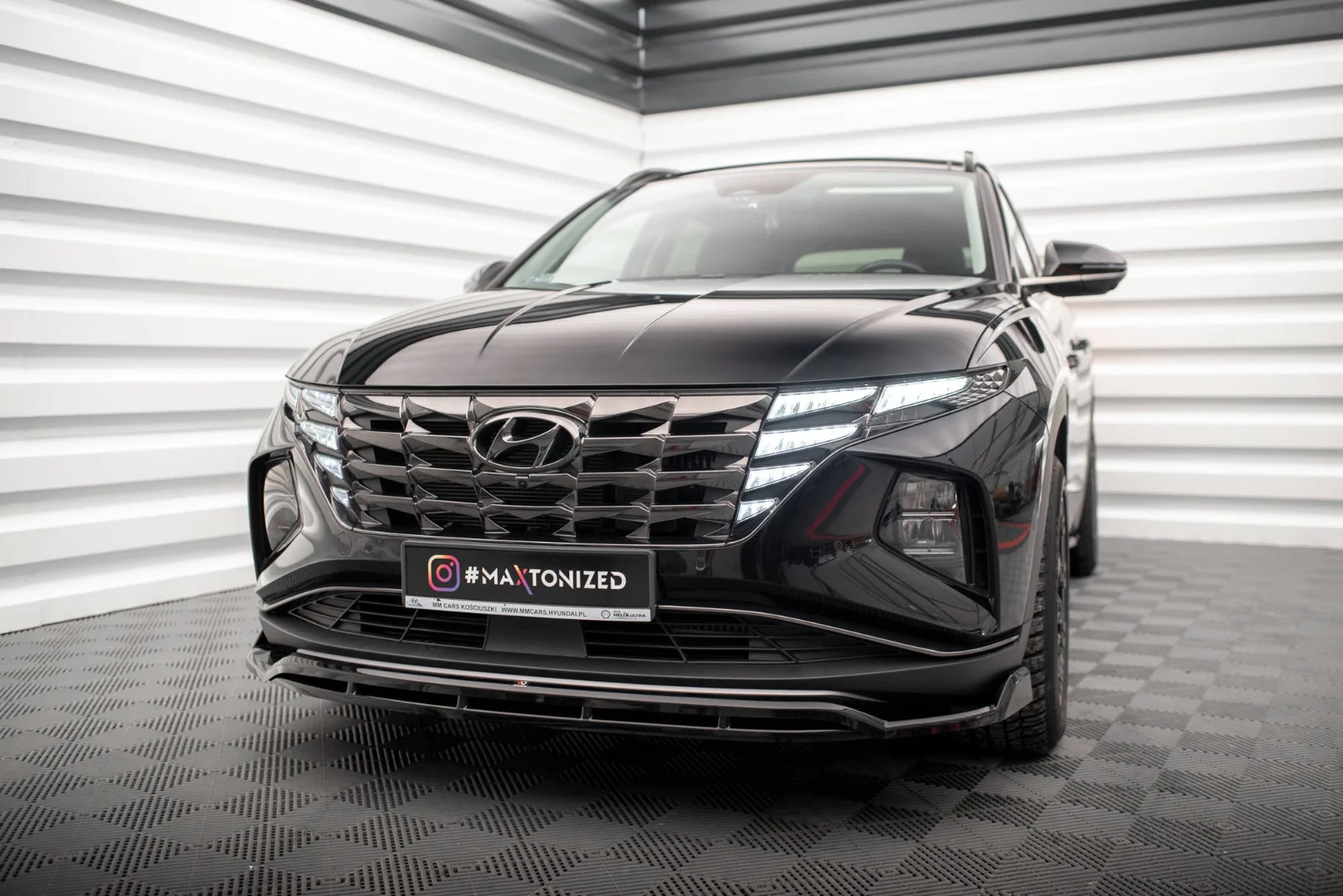 Maxton Design Frontsplitter V.2 für Hyundai Tucson Mk4 – Schwarz glänzend