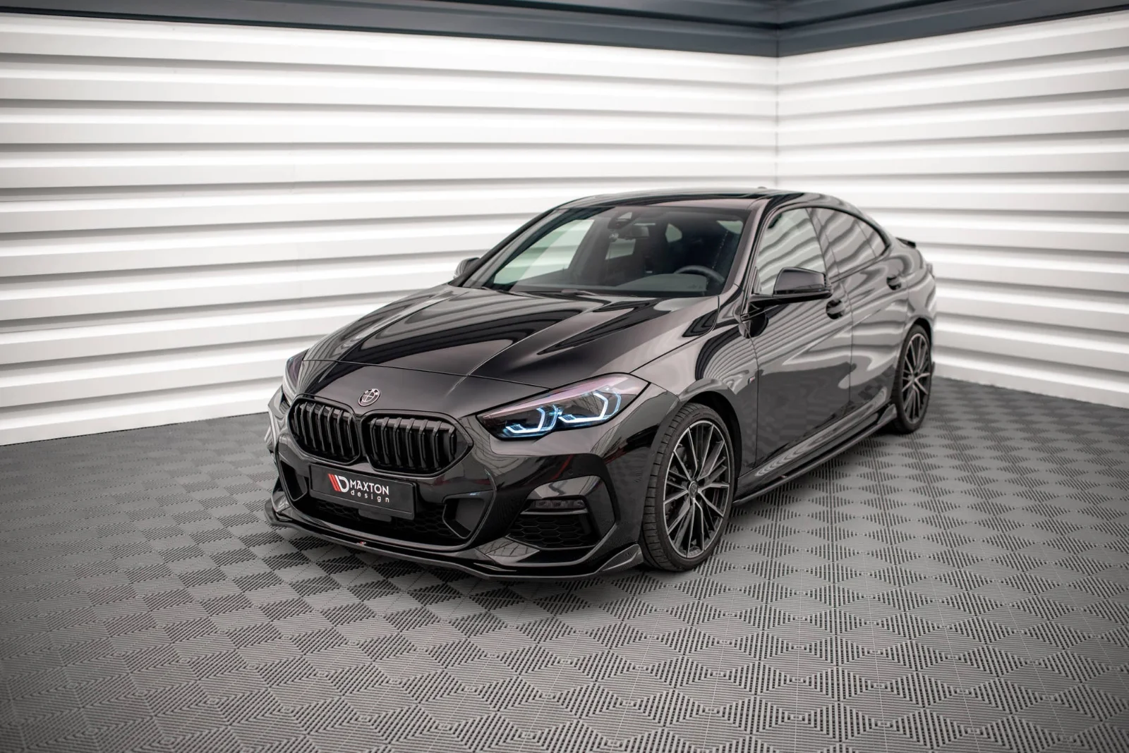 Maxton Frontsplitter V.3 für BMW 2er M-Paket M235i F44 – Schwarz glänzend
