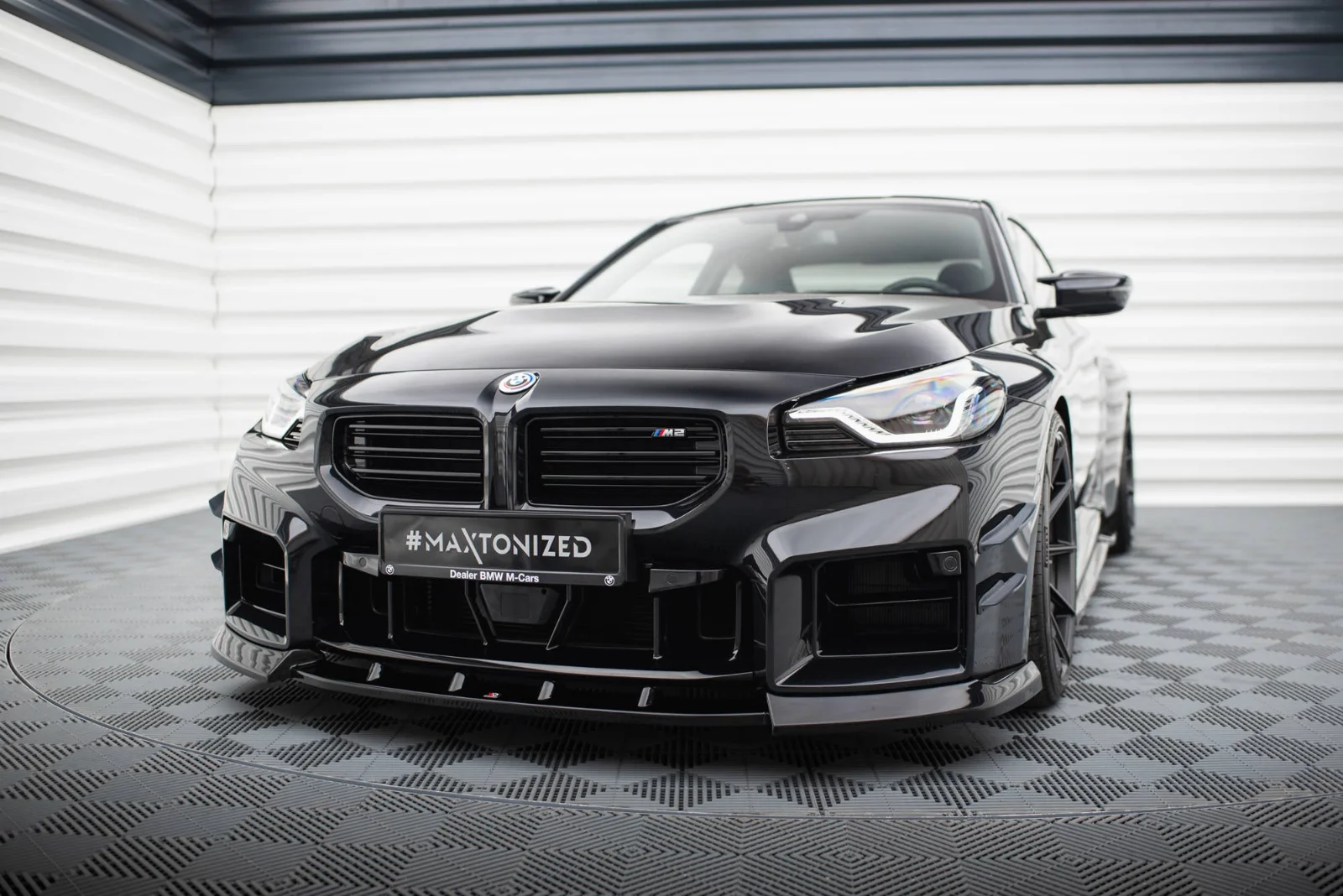 Maxton Design Frontsplitter V.3 für BMW M2 G87 – Schwarz glänzend