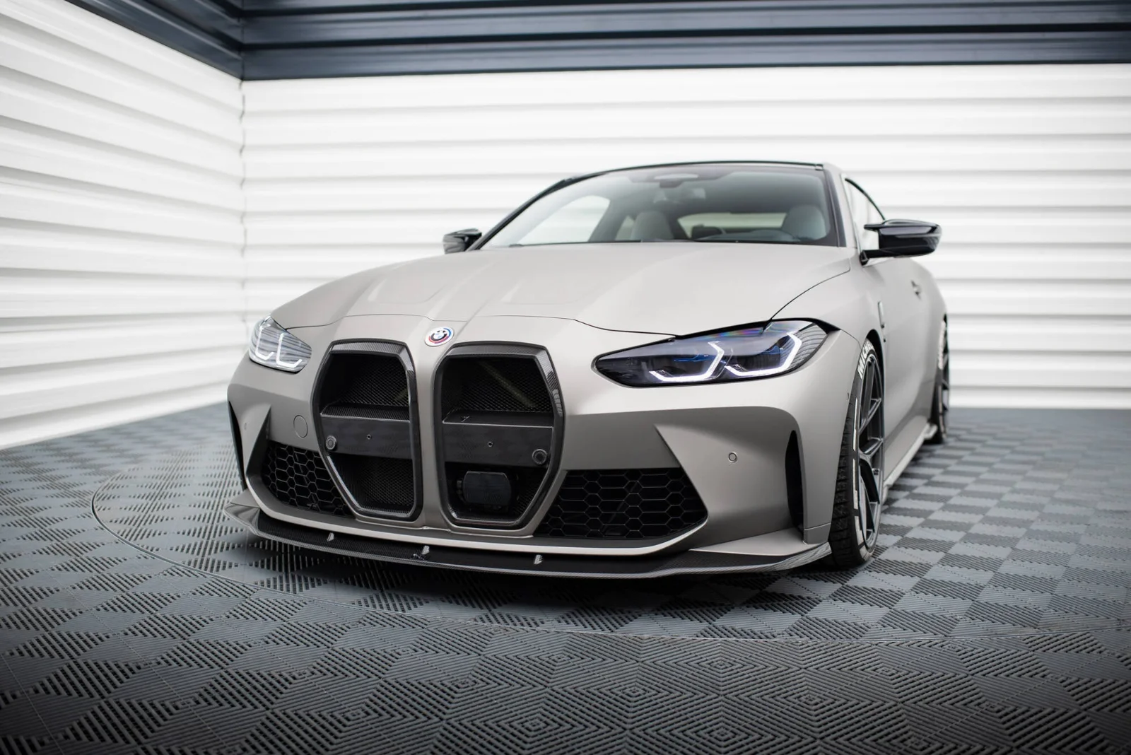 Maxton Design Frontsplitter V.3 für BMW M4 G82 M3 G80 – Sichtcarbon (Prepreg)