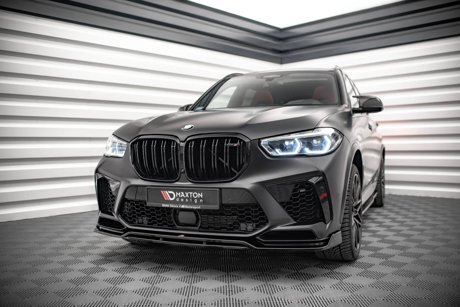 Maxton Design Frontsplitter V.3 für BMW X5m F95 – Schwarz glänzend