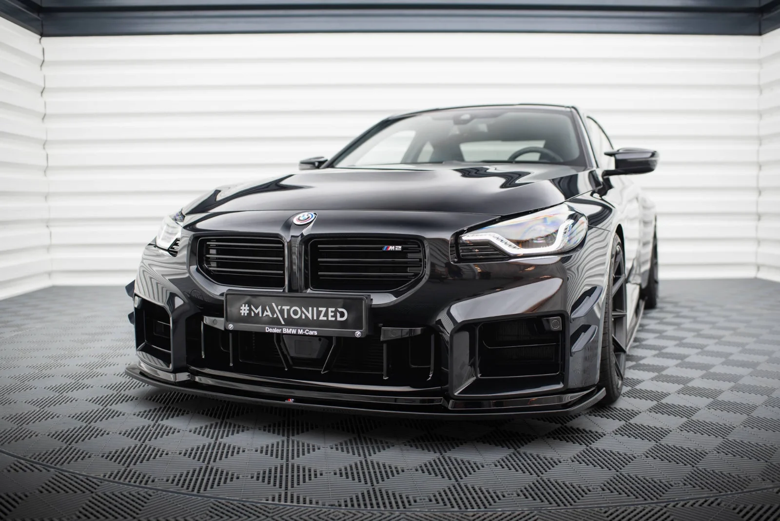 Maxton Design Frontsplitter V.4 für BMW M2 G87 – Schwarz glänzend