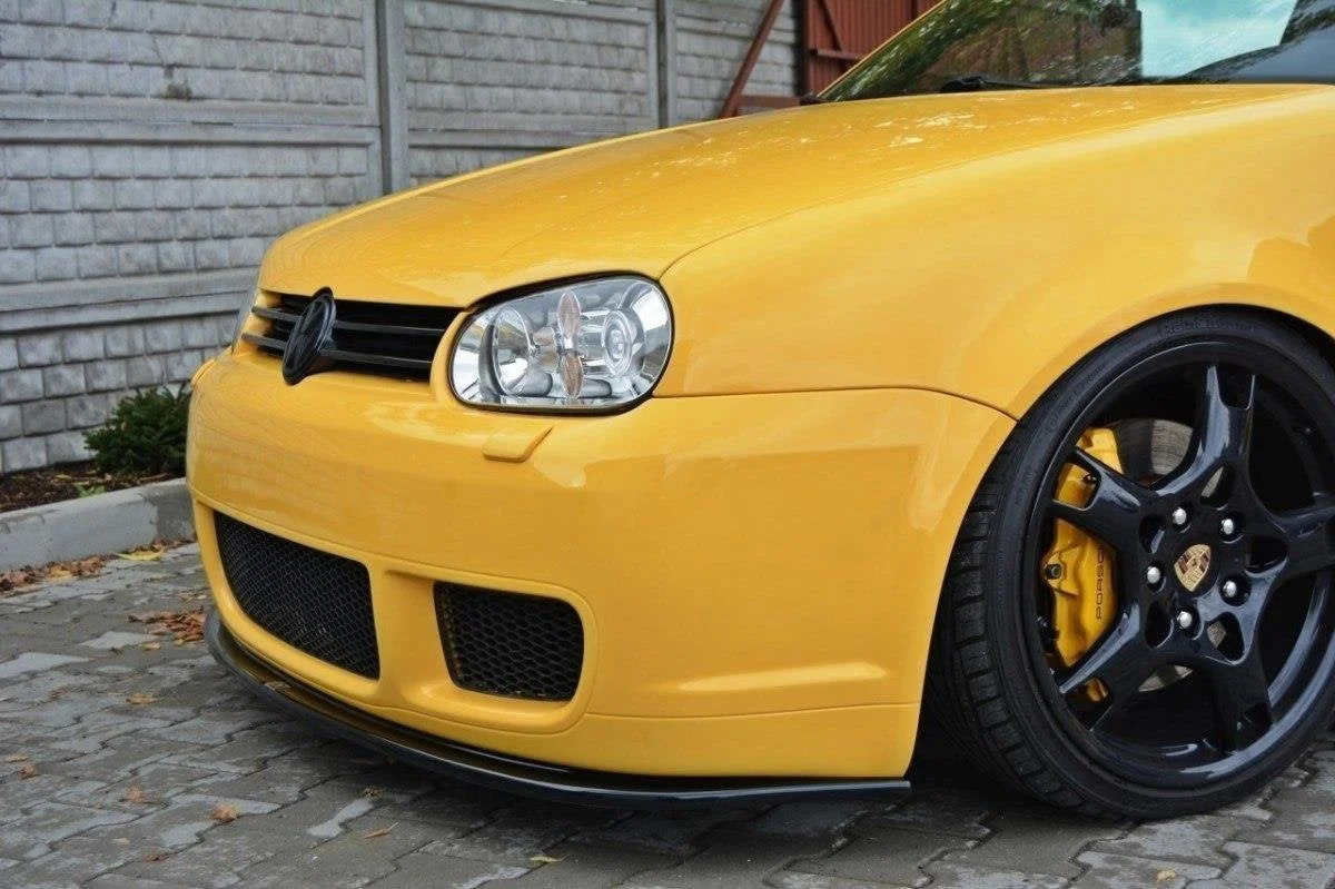 Maxton Design Frontsplitter für VW Golf 4 R32 – Schwarz glänzend – VW-GO-4-R32-FD1G – VW-GO-4-R32-FD1G