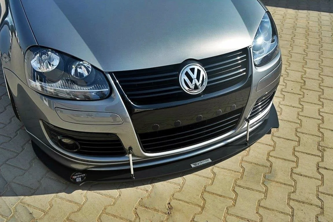 Maxton Design Frontsplitter für VW Golf 5 GTI 30th – Schwarz glänzend/matt