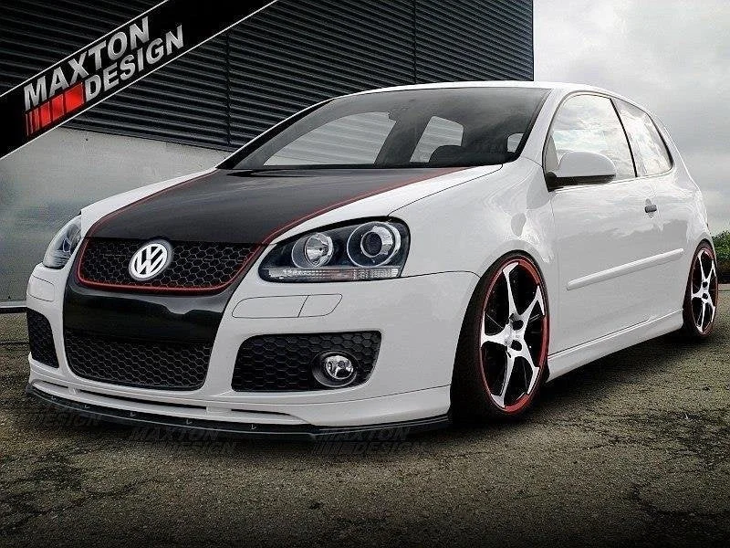 Maxton Design Frontsplitter für VW Golf 5 GTI Votex – Schwarz glänzend