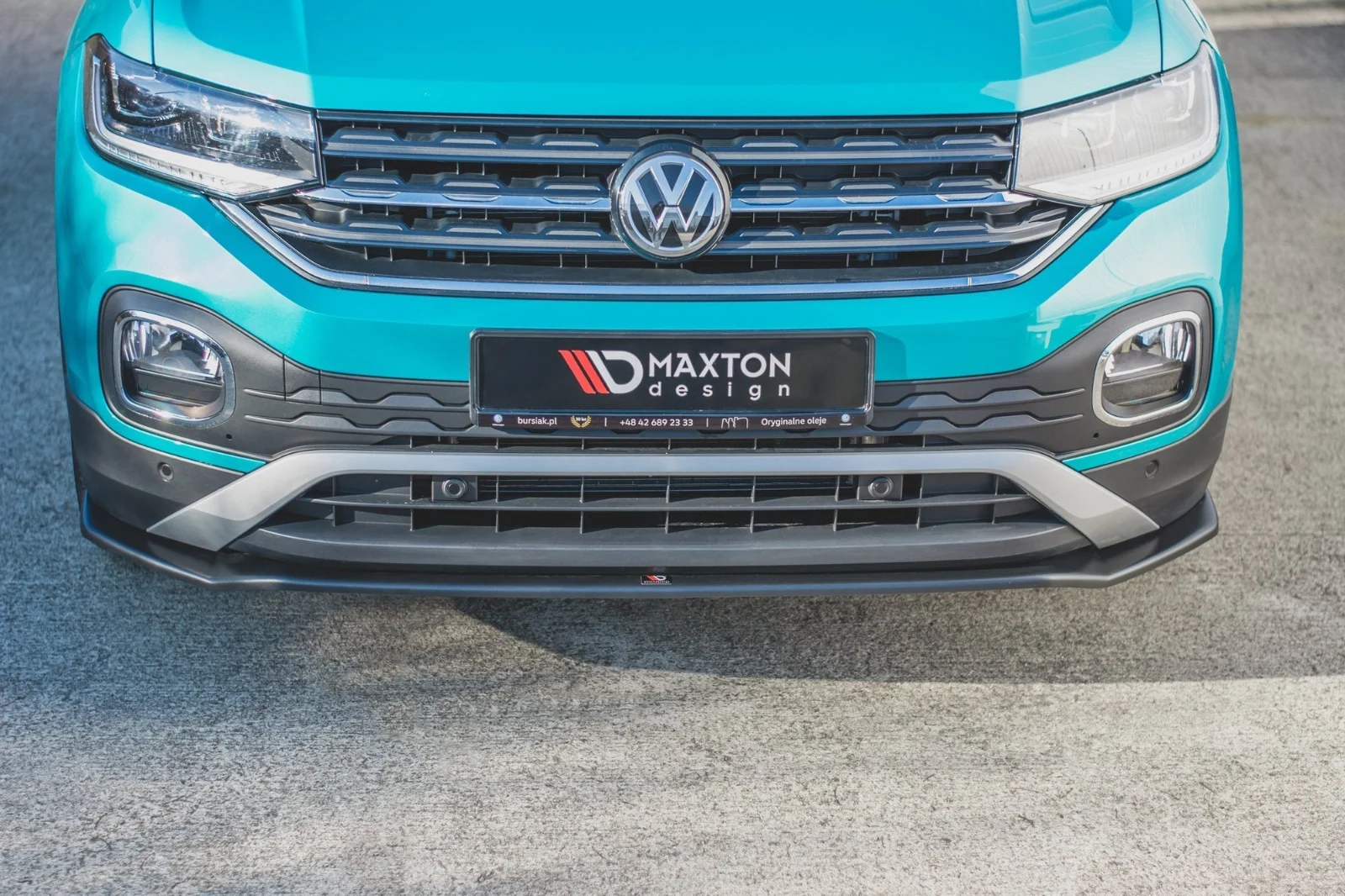 Maxton Design Frontsplitter für VW T-Cross – Schwarz glänzend