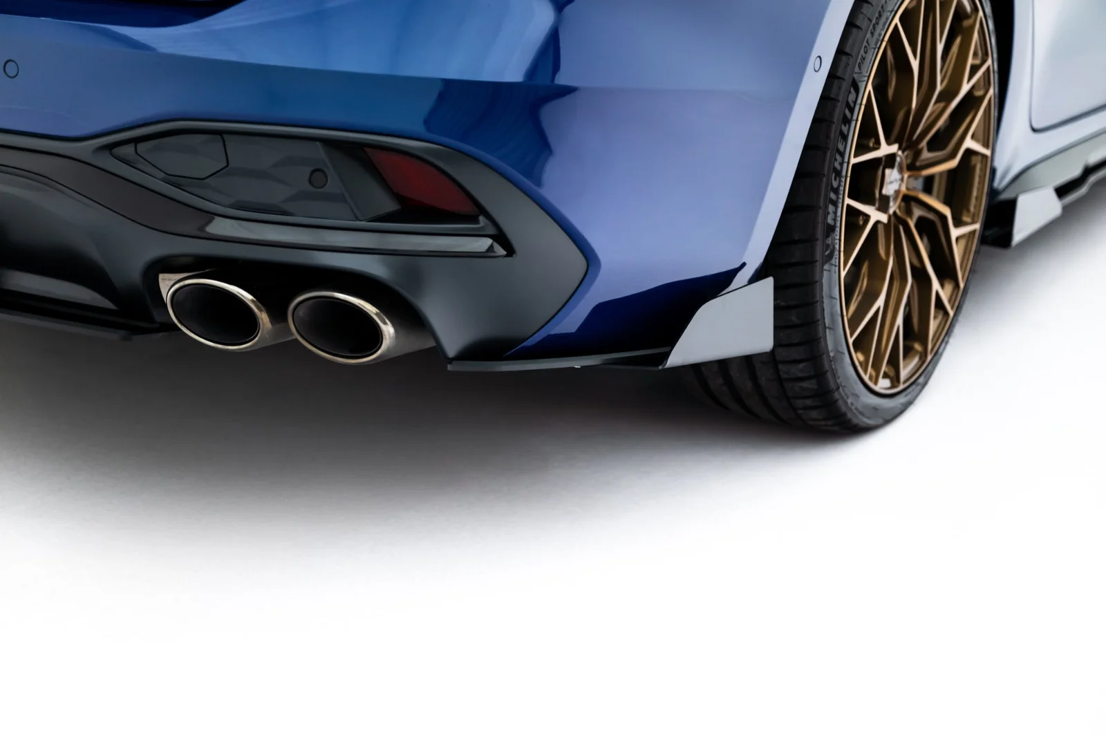 Maxton Design Heck-Seitenflaps für Audi S5 B10 – Schwarz matt