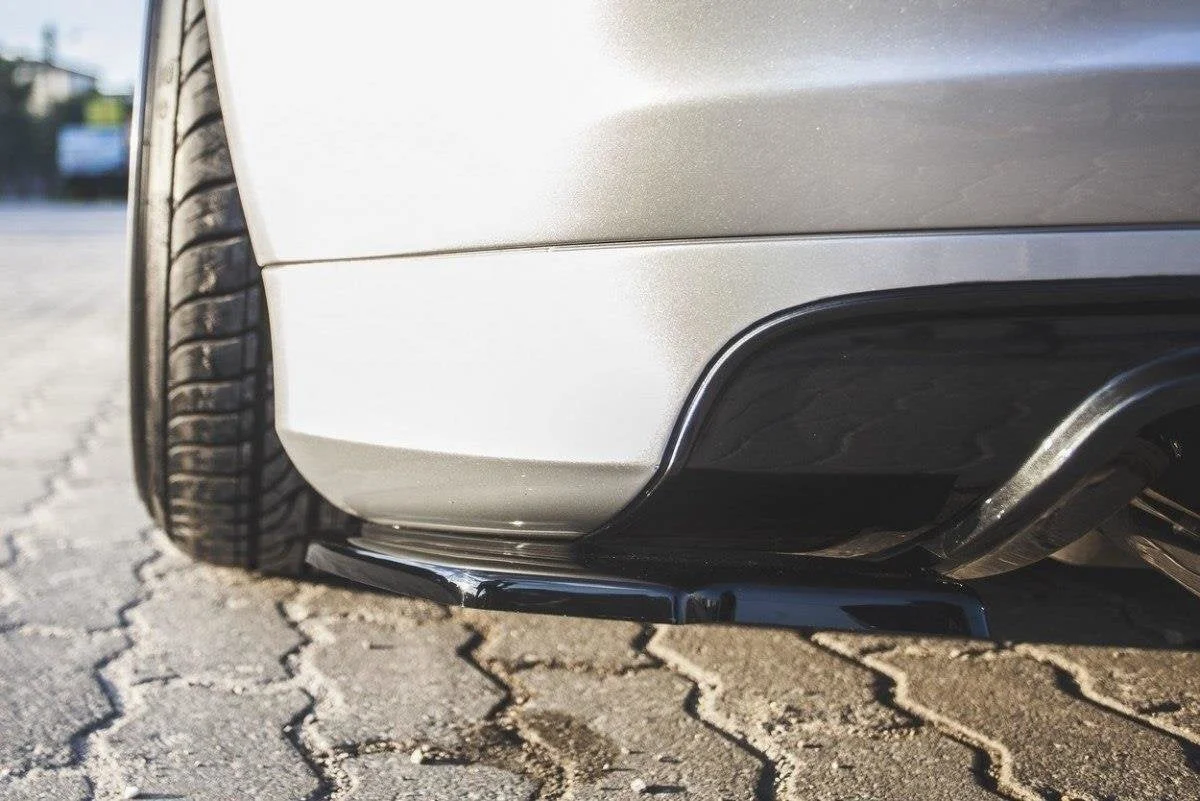 Maxton Design Heck-Seitensplitter für Audi S3 8P FL – Schwarz glänzend