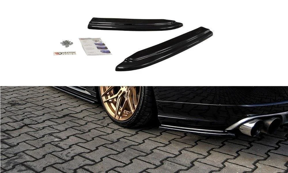 Maxton Design Heck-Seitensplitter für Audi S8 D4 FL – Schwarz glänzend