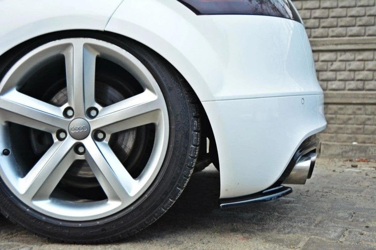 Maxton Design Heck-Seitensplitter für Audi TT S 8J – Schwarz glänzend