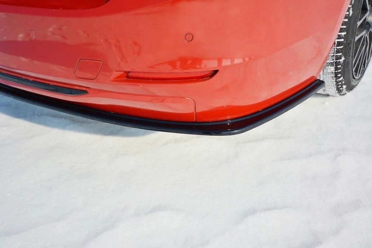 Maxton Design Heck-Seitensplitter für BMW 3er F30 – Schwarz glänzend
