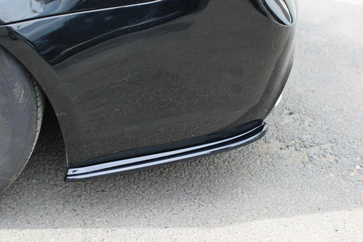 Maxton Heck-Seitensplitter für BMW 3er M-Paket E90 E91 FL – Schwarz glänzend