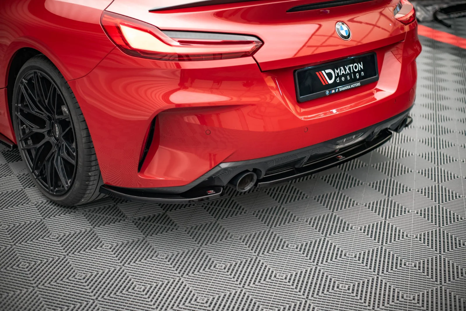 Maxton Design Heck-Seitensplitter für BMW Z4 M-Paket G29 – Schwarz glänzend