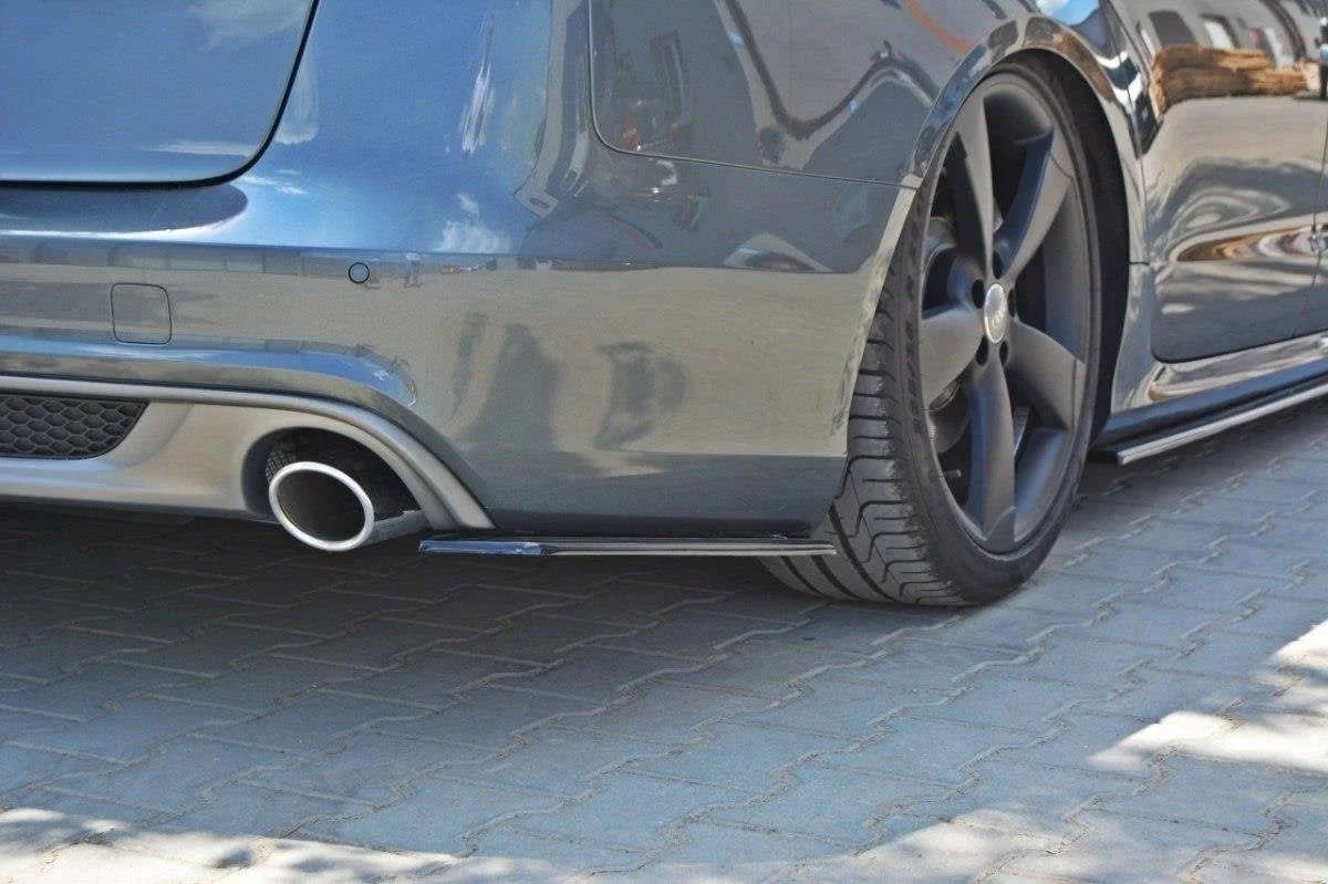 Maxton Design Heck-Seitensplitter V.1 für Audi A6 C7 S line – Schwarz glänzend
