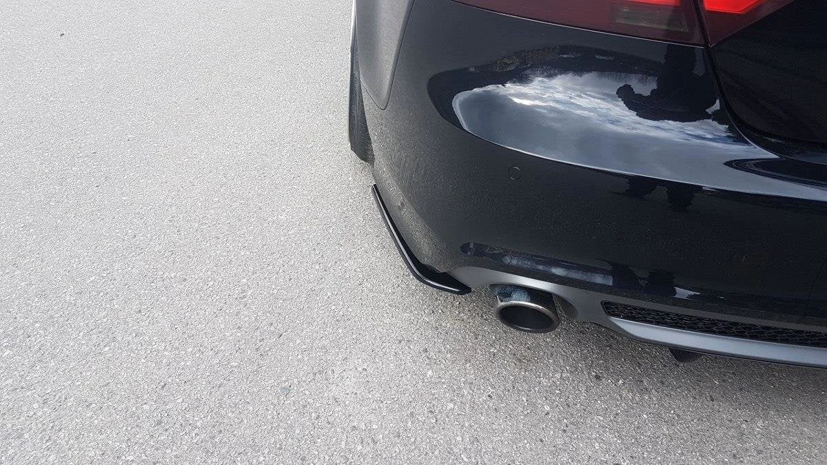 Maxton Design Heck-Seitensplitter V.1 für Audi A7 S line C7 – Schwarz glänzend