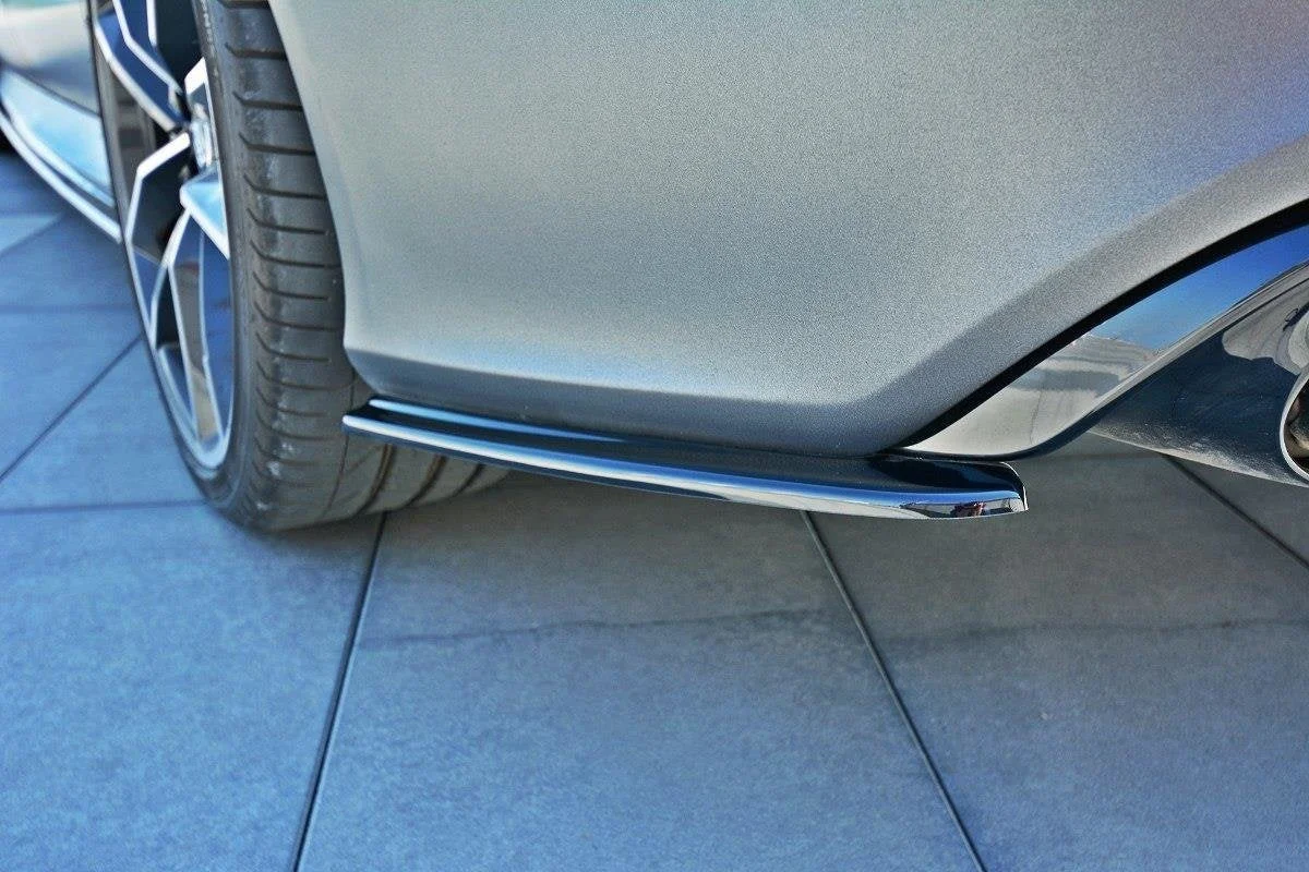 Maxton Design Heck-Seitensplitter V.1 für Audi RS7 C7 – Schwarz glänzend