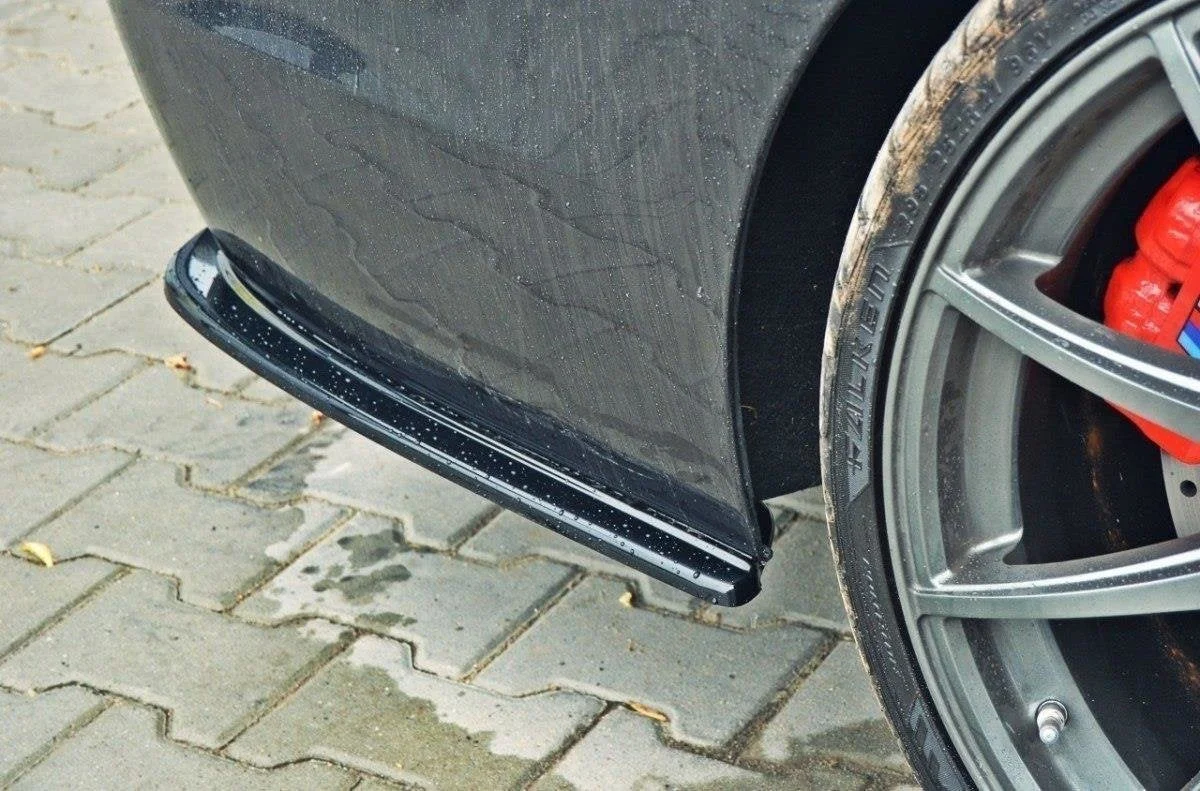 Maxton Heck-Seitensplitter V.2 BMW 5er M-Paket F10 F11 (Mit – Schwarz glänzend