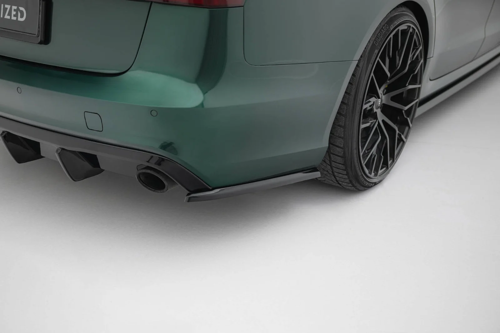 Maxton Design Heck-Seitensplitter V.3 für Audi A6 S line C7 – Schwarz glänzend